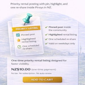 Priority Rental Listing – Weekday